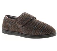 Dr Keller DAVID Mens Full Slippers Brown