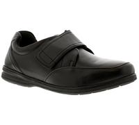 Dr Keller Frazer Mens Black Leather Casual Shoes, Size: 12