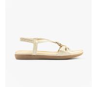 Dr Keller JAN Womens Sandals Gold Metallic - UK 4
