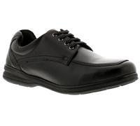Dr Keller John Mens Black Leather Casual Shoes, Size: 9