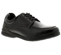 Dr Keller John Men's Lace-ups Formal Leather Shoes - Leather Upper Comfortable and Affordable Casual Shoes for Men UK Black 6 UK