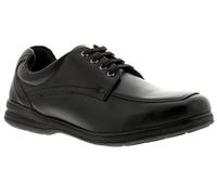Dr Keller John Men's Lace-ups Formal Leather Shoes - Leather Upper Comfortable and Affordable Casual Shoes for Men UK Black 7 UK