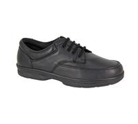 Dr Keller Men's Leather Gibson Shoes in Black | Size: 12 Dr Keller Black 12