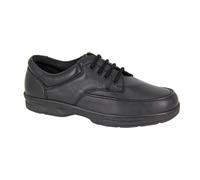 Dr Keller Men's Leather Gibson Shoes in Black | Size: 7 Dr Keller Black 7
