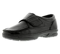 Dr Keller Mens Texas Leather Gentleman Shoes Black 6 UK