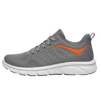 Dr Keller Mens Trainers Running Shoes Walking Sneakers, Lightweight Sports Sneakers Comfortable Mesh Fitness Casual (Grey, UK Footwear Size System, Adult, Men, Numeric, Medium, 9)