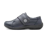 Dr Keller Rita Womens Navy Leather Shoe - Size 7 UK - Blue