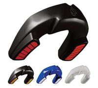 Dr Knox Professional Level Sports Gum Shield Dual Layer Mouth Guard for Superior Protection Boxing, Martial Arts, MMA, Muay Thai, Karate, Judo, Rugby and All Contact Sports (Black/Red) 12 Years+