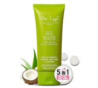 Dr. Lipp All Ways Cleanser 100ml - 5-in-ONE Moisturizing Body Wash, Face Cleanser, Make-Up Remover, Shampoo & Shaving gel - 100% Natural Aloe Vera & Coconut Oil - Vegetarian & Fragrance Free