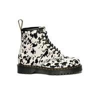 Dr Martens 1460 Bex 8 Eye Boot Cream Black Dalmatian Hair On, Print, Size 5, Women Print