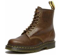 Dr. Martens 1460 Originals 8-Eye, Unisex, Soft Toe, Slip Resistant, 6 Inch Boot, Dark Tan, 8 Women/7 Men
