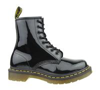 Dr. Martens 1460 Patent Lamper 8 Eyelet Leather Women's Ankle Boots - Black - Size:UK 9