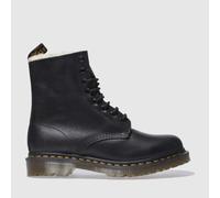 Dr Martens 1460 Serena Wyoming Fur Lined Womens Boot - Black Leather - Size UK 6