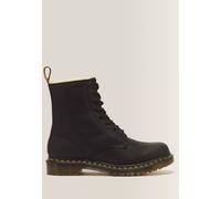 Dr. Martens - 1460 Serena Burnished Wyoming Black - Girl Shoes - black - EU 37 - Leather/Textile/Rubber EU 37