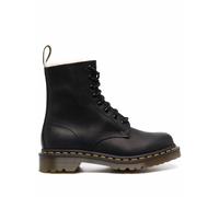 Dr. Martens 1460 Serena faux shearling-lined combat boots - Black 3-4-5-6