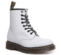 Dr Martens 1460 Smooth Women Lace Up Leather Ankle Boot In White Size UK 3 - 12