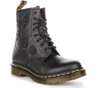 Dr. Martens 1460 Vondo Mono Floral Softy Womens Black Boots UK 6