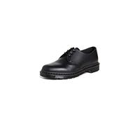 Dr Martens 1461 Mono Unisex 3 Eye Leather Plain Shoe In All Black Size UK 3 - 12