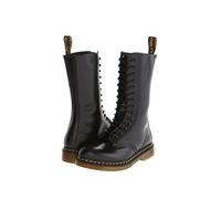 Dr Martens 1914 Smooth Leather High Lace Up Unisex Boot In Black Size 3 - 7