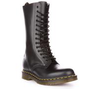 Dr Martens 1914 Unisex Leather High Lace Up Boot In Black Size 3 - 7