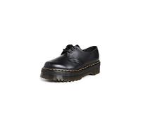 Dr. Martens 8053 Quad Polished Smooth Unisex Lace Up Shoes - Black - Size:UK 6.5