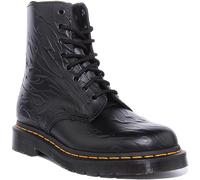 Dr. Martens 27028001 1460 Flames Emboss Men Black UK 6