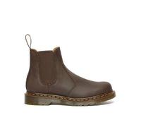 Dr Martens 2976 Crazy Horse Yellow Stitch Boots, Brown, Size 6, Women Brown