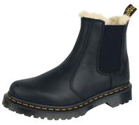 Dr Martens Black Leonore Fur Lined Chelsea Boots UK 4