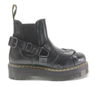 Dr. Martens 2976 Quad Harness Paris Leather Unisex Hook and Loop Boots - Black - Size:UK 5