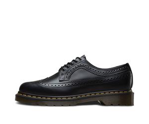 Dr. Martens 3989 Yellow Stitch Smooth Leather Brogue 'Black' 22210001 11