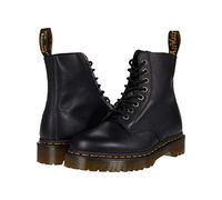 Dr. Martens 8 Eye Boot, Combat Boot, Black Pisa, 7 UK