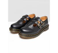 Dr Martens Women's 8065 Mary Jane Buckle Leather Shoe Black-Black-6