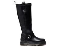 Dr Martens Anistone Biker High Leg Boot Orleans, Black, Size 3, Women Black