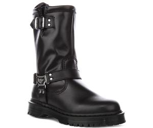 Dr Martens Anistone Hi Knee-High Pull-On Biker Womens Boot Black UK 4 - 10