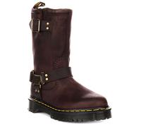 Dr Martens Anistone Hi Tall Pull On Biker Womens Boot In Grey UK 3 - 8