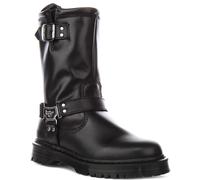 Dr Martens Anistone Hi Tall Pull On Biker Womens Boot In Grey UK 3 - 8