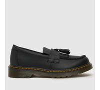 Dr. Martens Black Adrian Girls Junior Shoes UK 11 (EU 29)