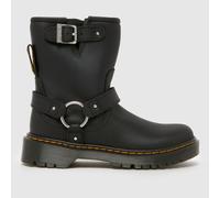 Dr. Martens Black Genaya Girls Junior Boots UK 10 (EU 28)