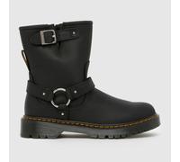 Dr. Martens Black Genaya Girls Youth Boots UK 4 (EU 37)