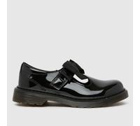 Dr. Martens Black Polley II Bow Girls Youth Shoes UK 5
