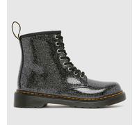 Dr. Martens Black & Silver 1460 Glitter Girls Junior Boots UK 1 (EU 33)