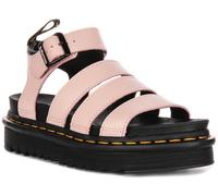 Dr Martens Blaire Athena Leather Strap Womens Sandals In Pink Colour UK 3 - 8
