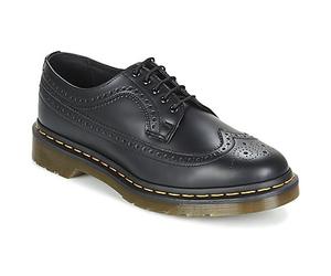 Dr. Martens Casual Shoes 3989 BROGUE BLACK SMOOTH in Black 6.5