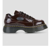 Dr. Martens Casual Shoes Buzz 5i 5 Eye Shoe Oxblood High Shine Croc Emboss in Brown 4
