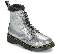 Dr. Martens / Children's Mid Boots Serena J Silver Distressed Foil in Silver 3 kid
