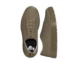 Dr. Martens - Dante 10 Oz Canvas/Olive Milled Coated Leather - Shoes - green - EU 37 - Textile/Textile/Rubber,Canvas EU 37