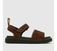 Dr. Martens Dark Brown Shore Marlowe II Girls Junior Sandals UK 1 (EU 33)