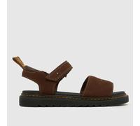 Dr. Martens Dark Brown Shore Marlowe II Girls Youth Sandals UK 5 (EU 38)