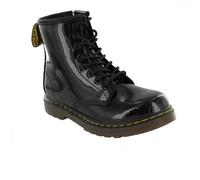 Dr. Martens Delaney Patent Black, Unisex Kids’ Boat Shoes, Black, 13 Child UK (32 EU)