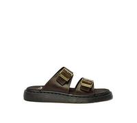 Dr Martens Dr Josef Buckled Leather Slip On Sandal, Khaki, Size 11, Men Khaki